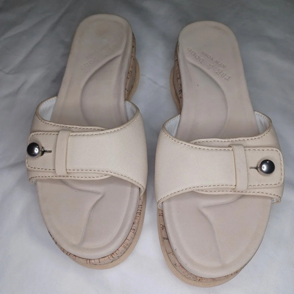 rag & bone Shoes - Rag & Bone Sommer Leather Platform Slides Size 38.5 US 8.5